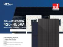 Dah Solar zonnepaneel 450Wp glas-glas Full black