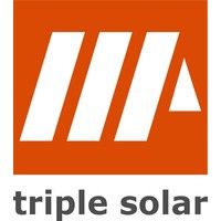 Triple Solar Platdak frames, eerste paneel per rij OOST/WEST